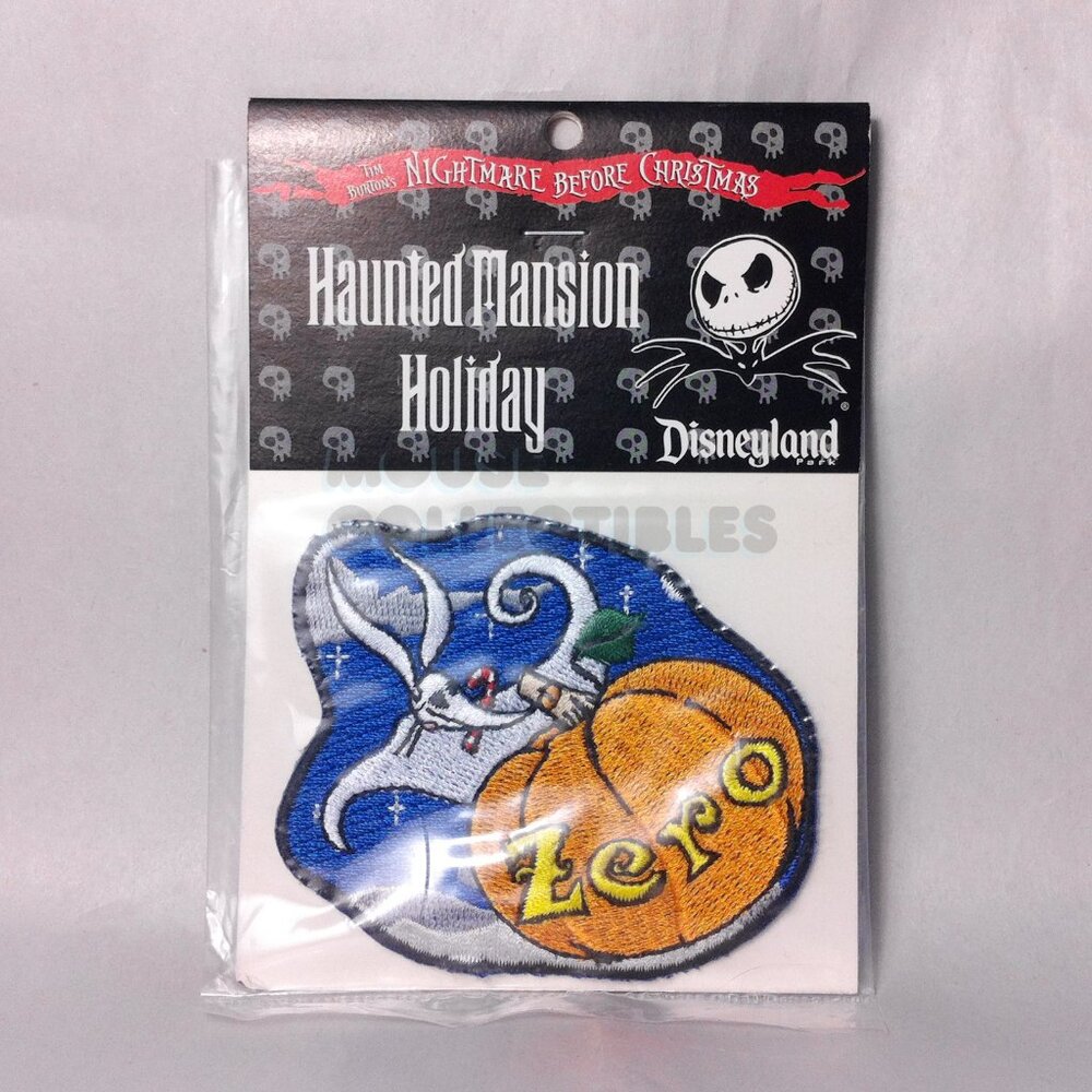 Vintage Disney Parks Nightmare Before Christmas Patch Haunted Mansion Zero Ghost
